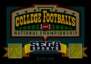 College Football's National Championship