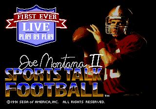 Joe Montana II Sports Talk Football